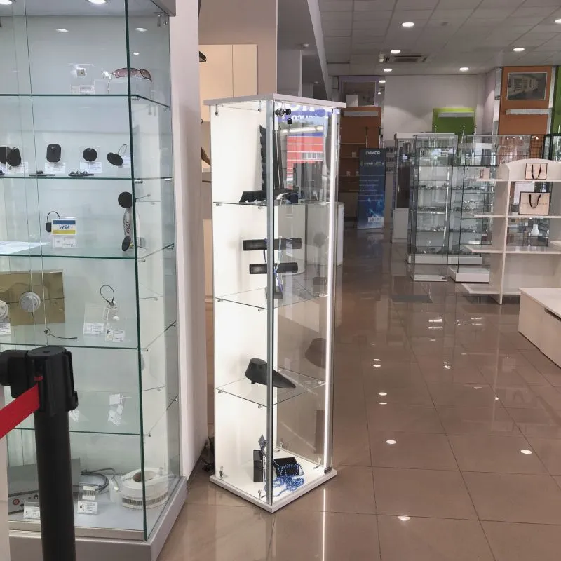 Vitrina eco basica cristal templado, techo cristal - Imagen 3