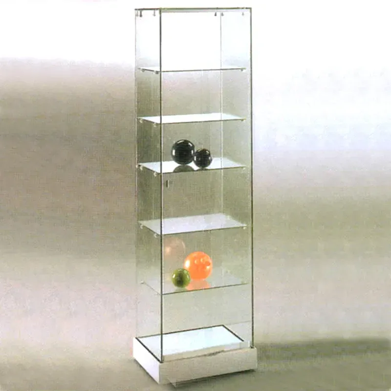 Vitrina cristal 5mm templado, 460x500x1800h mm