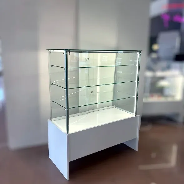Vitrina mostrador cristal y base 131cm de alto. - Imagen 3