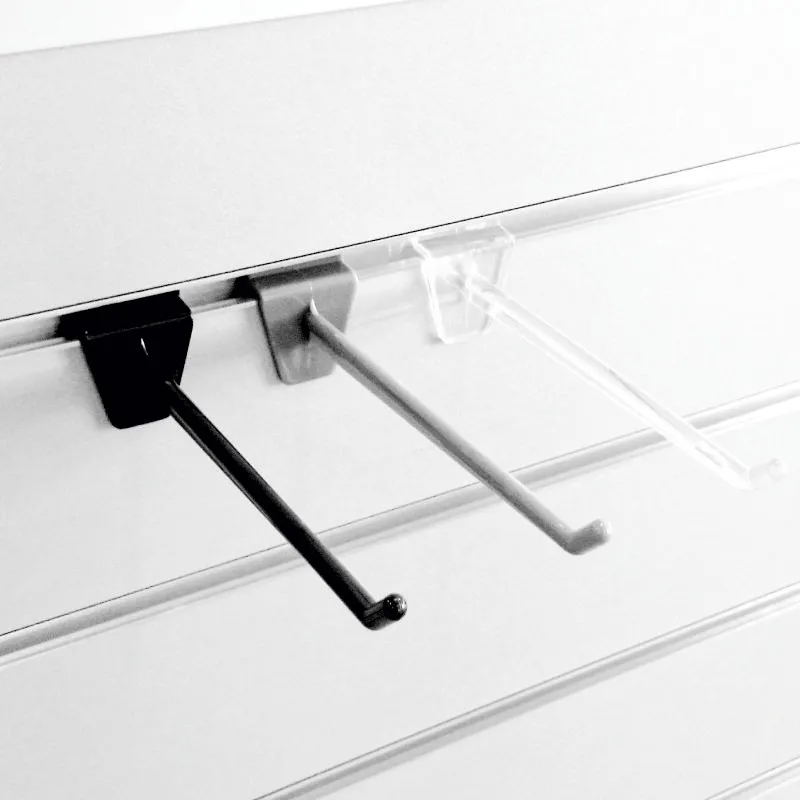 Gancho plastico 15cm sistema lama (En paquete de 10uds)