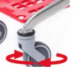 Carro supermercado plástico 75litros - Imagen 4