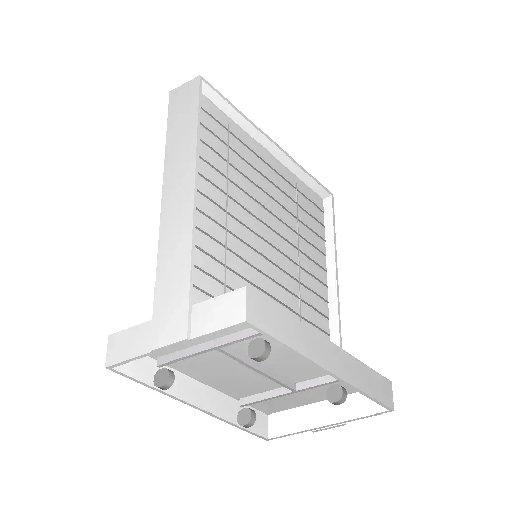 Góndola Bali reforzada/con ruedas y 2 fondos lama c/cremalleras ancho 124cm - Imagen 2