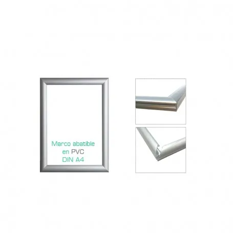 Portacartel *pvc* apertura frontal a4 - Imagen 2