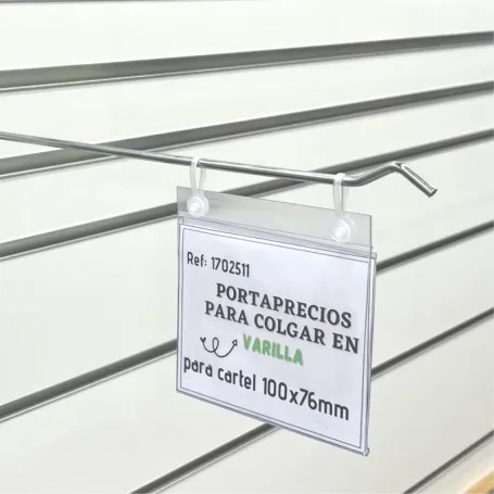 Portaprecios para colgar en varilla - Imagen 3