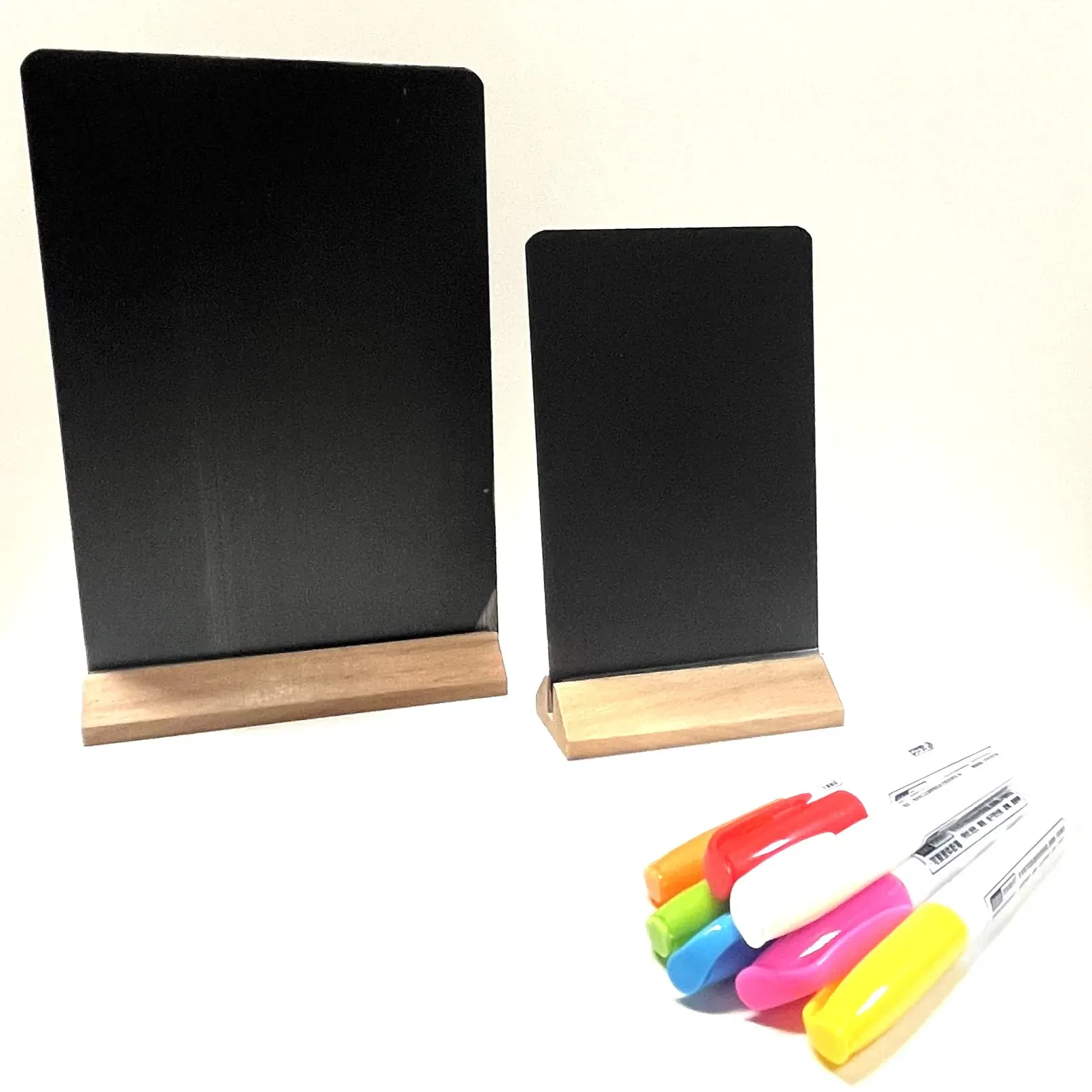 Cartel para rotular con soporte y rotuladores A5 - Imagen 2