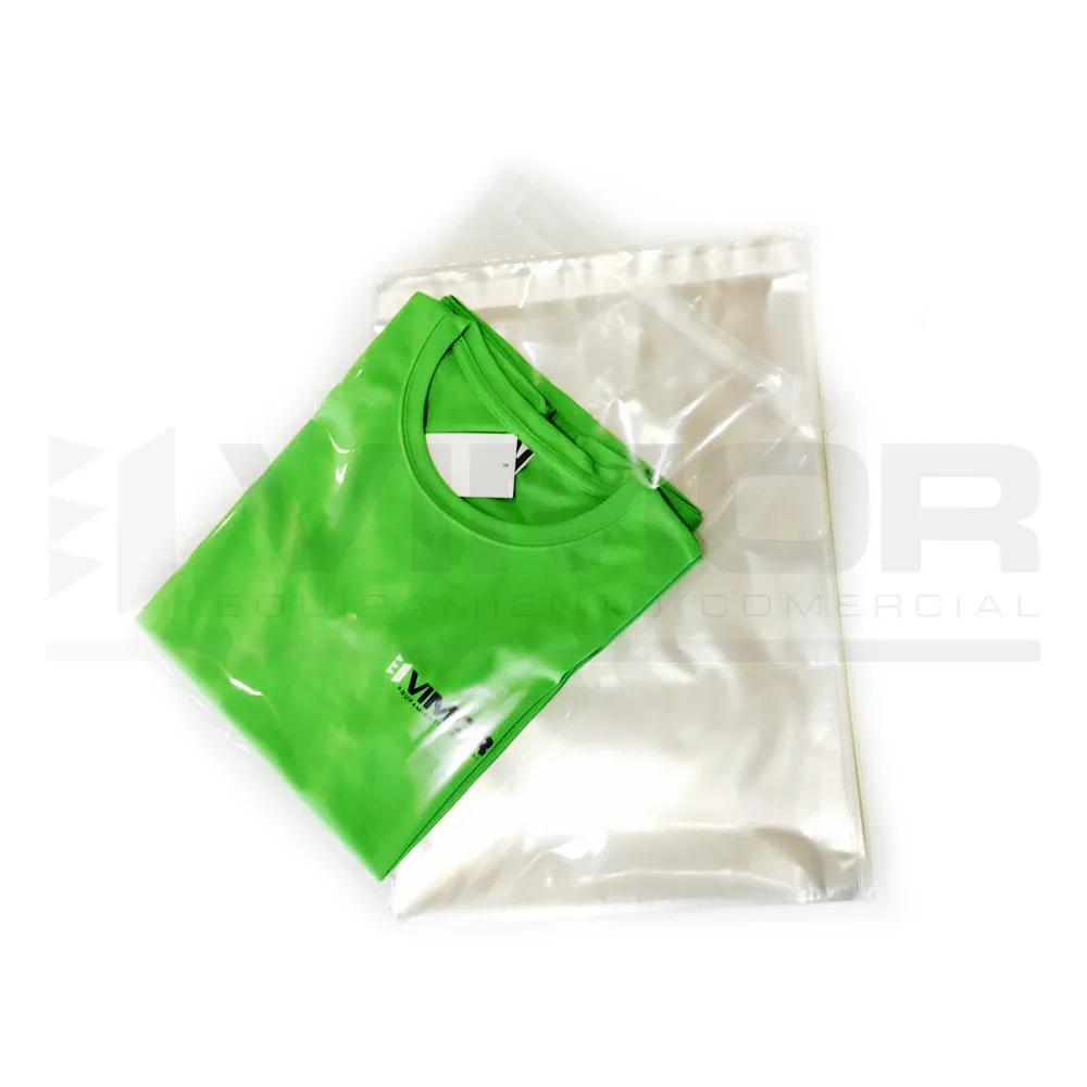 100 bolsas celofán con cierre adhesivo 35×45 G160 - Imagen 2
