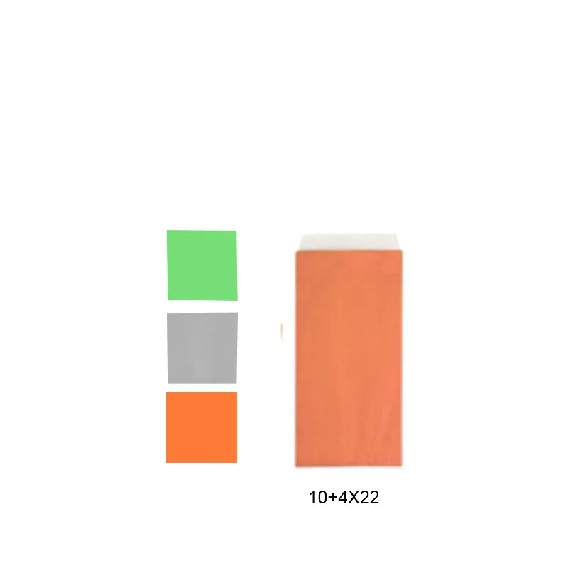 Sobres celulosa colores mates sin fuelle 7×13 (100uds)