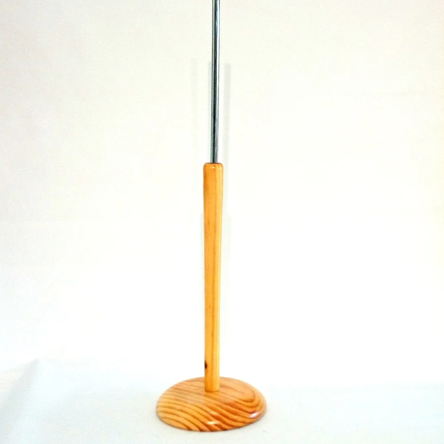 Base curva de madera acabado pino