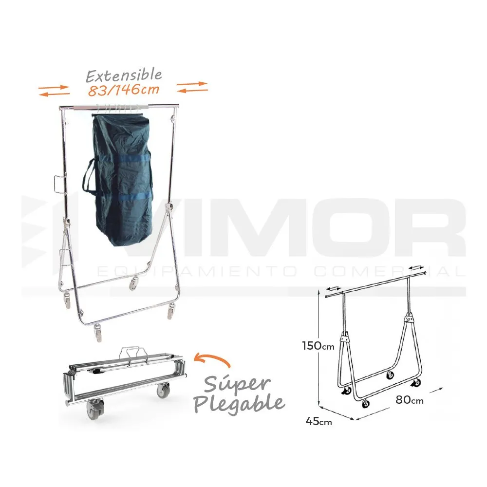 Expositor super plegable