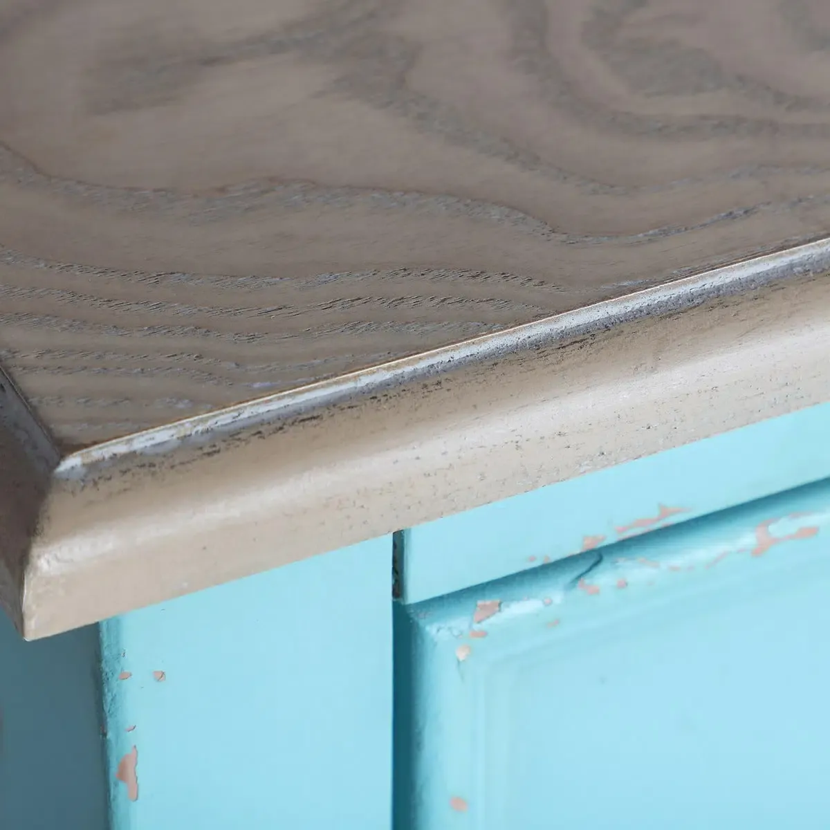 Aparador azul,provenzal(90x35x86cm) - Imagen 2