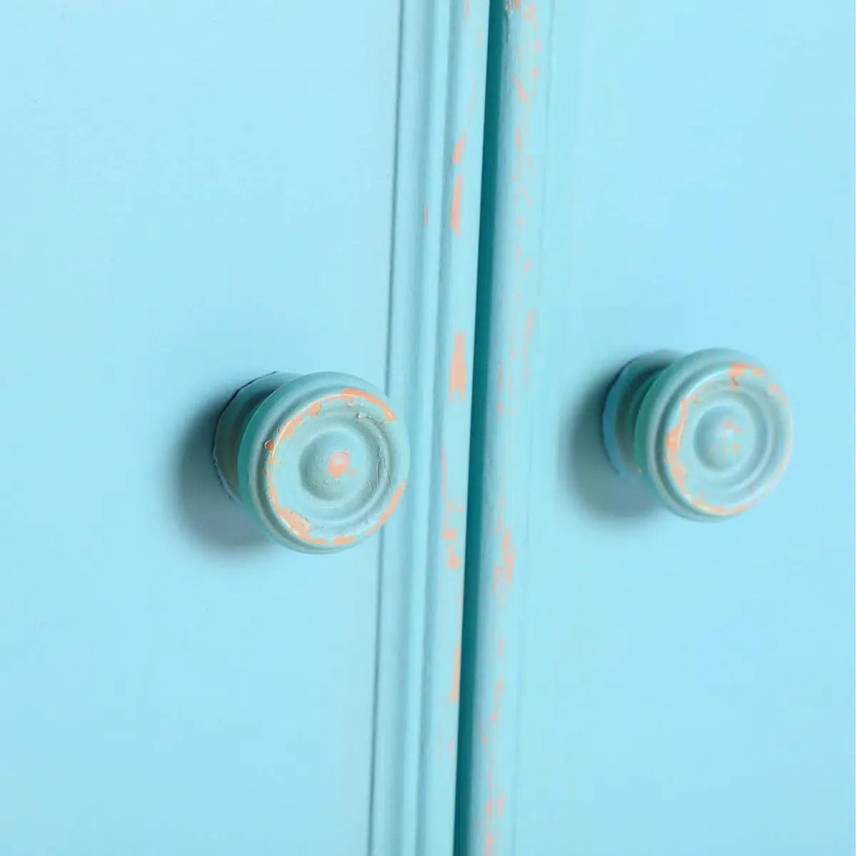 Aparador azul,provenzal(90x35x86cm) - Imagen 3