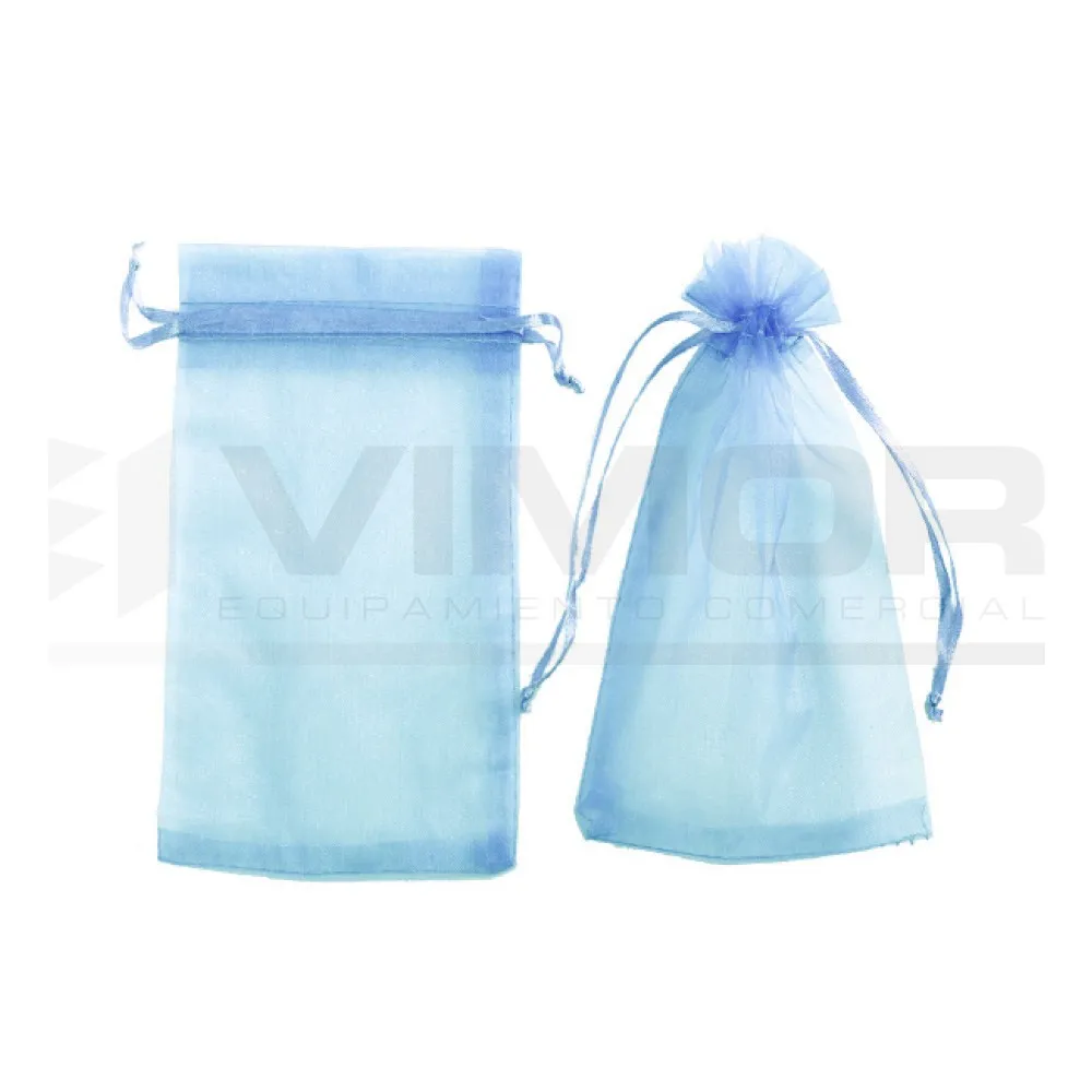 25 bolsas organza 15x26cm