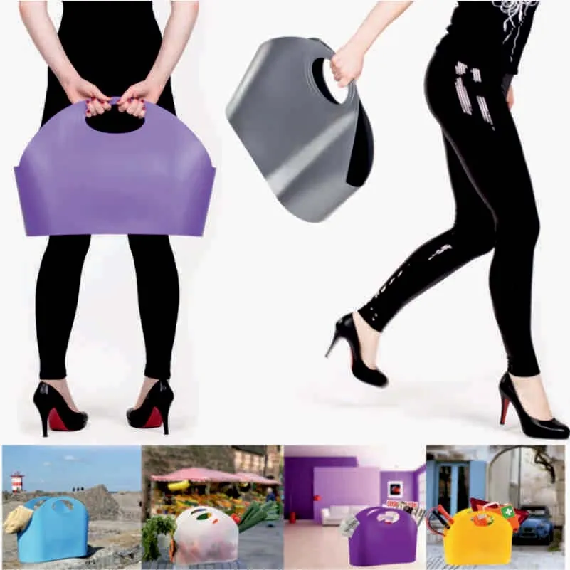 Cesta compra flexible j bag amarilla - Imagen 3