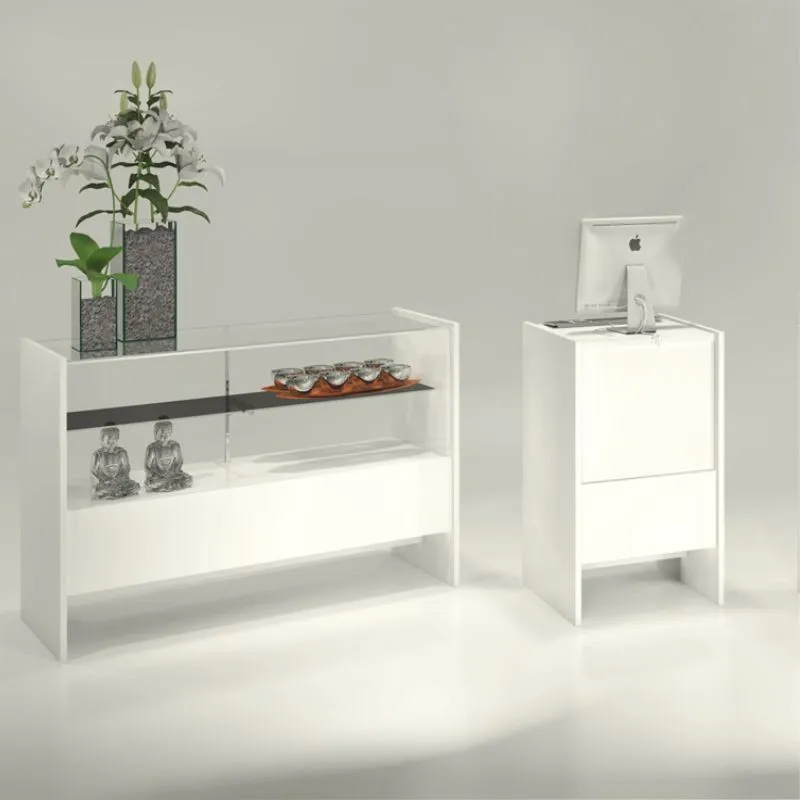 Mostrador vitrina alta 140cm alto 95cm - Imagen 3