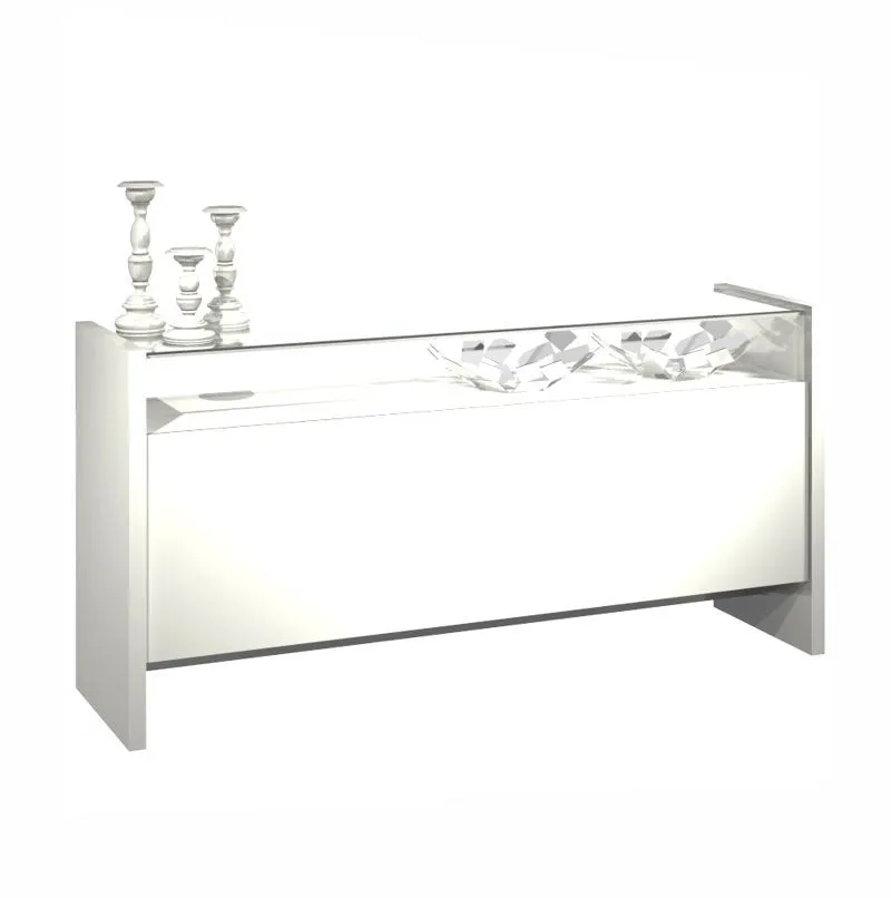 Mostrador CAPRI M40 de 180cm vitrina baja