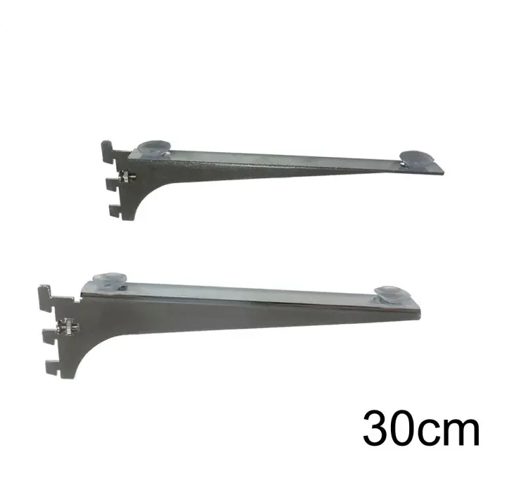 Juego 2 ménsulas cremallera derecha e izquierda 30cm