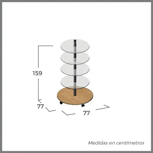Góndola tarta redonda - Imagen 2