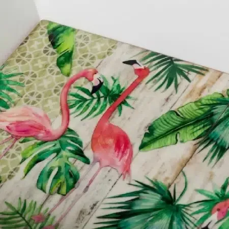 Bandeja flamencos cerámica (37x23x7cm) - Imagen 4