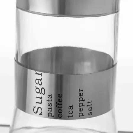 Tarro cocina cristal acero(11,5dx18cm) - Imagen 3