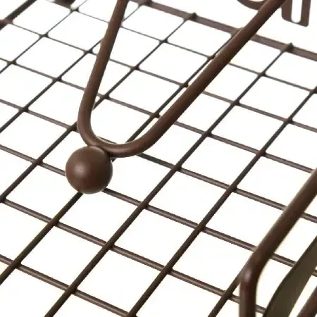 Servilletero metal óxido vintage( 17x17x5cm) - Imagen 3