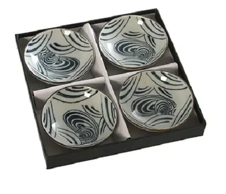 Set 4 cuencos cerámica verde(8dx3x2,5cm) - Imagen 2