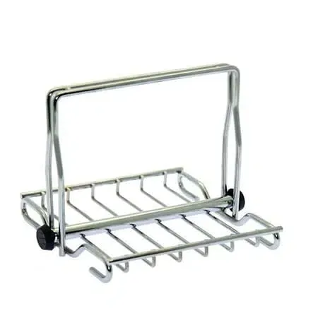 Servilletero cromado asa(21x18x15 cm)