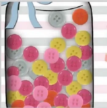 Set 2 cuadros botones multicolor(2M 30x3x30cm) - Imagen 4