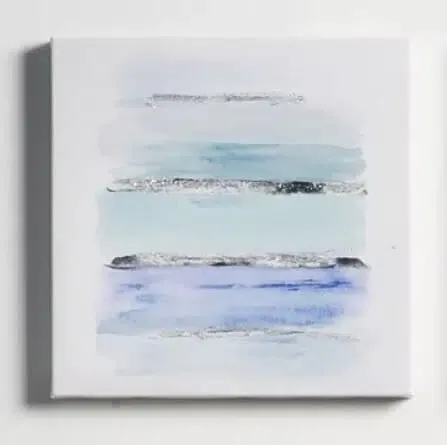 Set 4 óleos abstractos multicolor(4M 30x3x30 cm) - Imagen 4