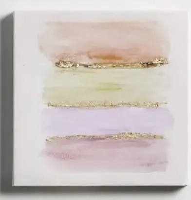 Set 4 óleos abstractos multicolor(4M 30x3x30 cm) - Imagen 2