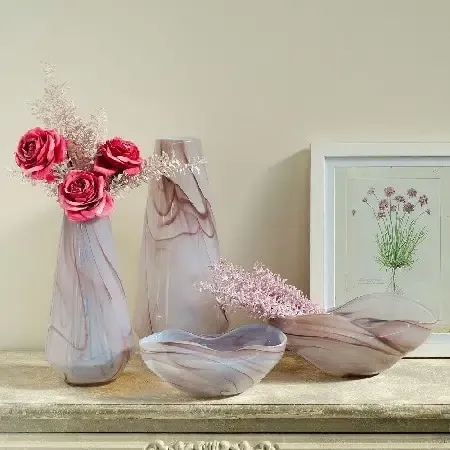 Centro cristal rosa (30x22x13cm) - Imagen 2