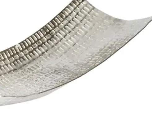 Centro aluminio plata grabado(40x15x6cm) - Imagen 3