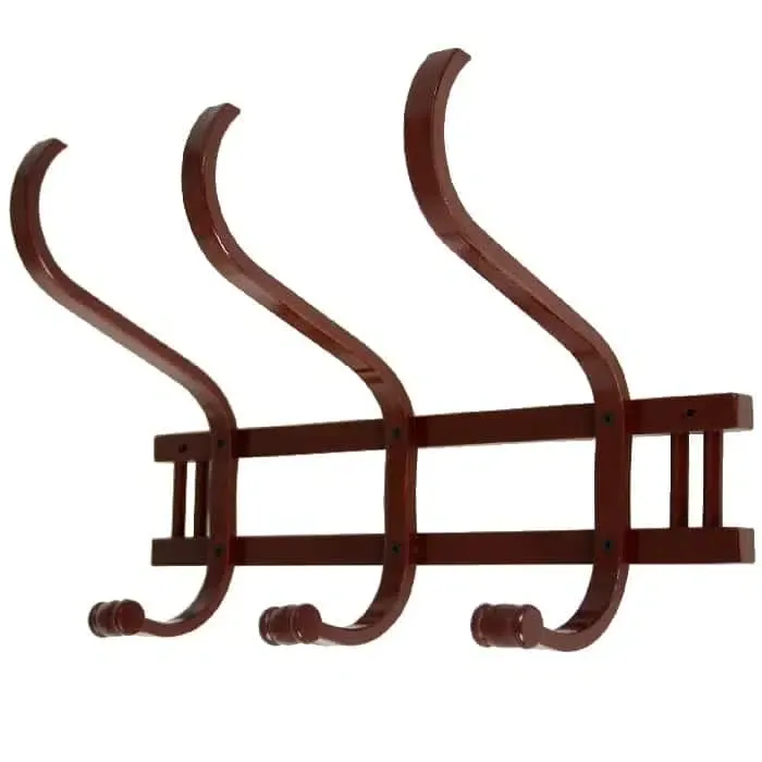 Percha pared madera clásica (45x31x21cm)