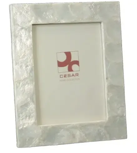 Portafotos Nácar Blanco (10x15cm)
