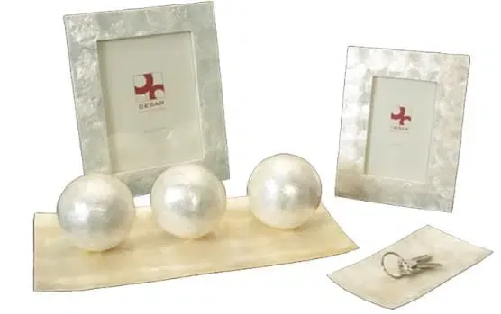 Portafotos nácar blanco (13x18cm) - Imagen 2