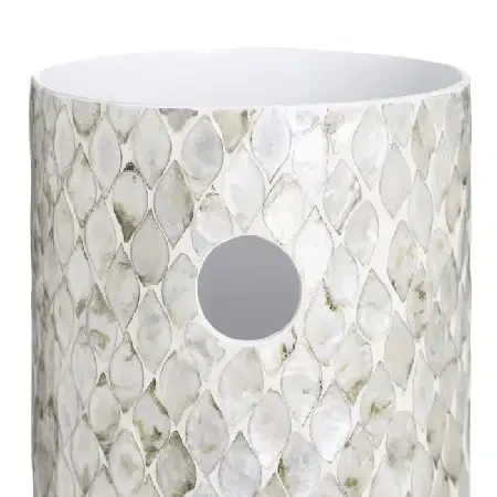 Paragüero nácar blanco(20dx57cm) - Imagen 3