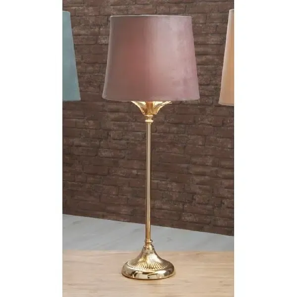 Lámpara rosa-oro,romántica (22dx62cm)
