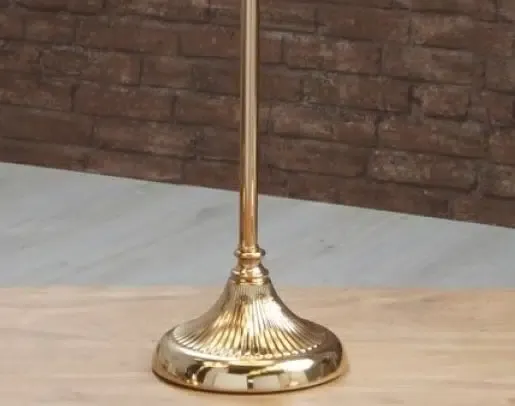 Lámpara rosa-oro,romántica (22dx62cm) - Imagen 3