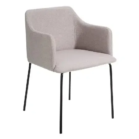 Silla Reposabrazos Beige Albany, Moderna (52x53x77cm)