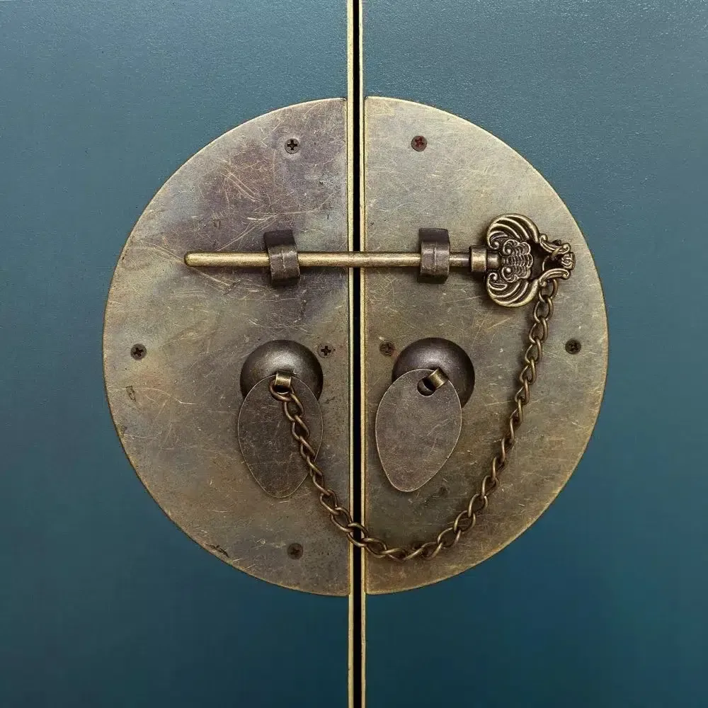 Consola estilo oriental azul (95x26x90) - Imagen 2