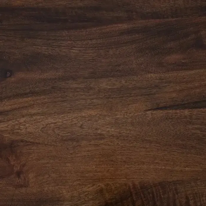 Mesa Auxiliar Redonda Mango y Metal Dorado Art Deco (61dx33cm) - Imagen 3