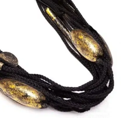 Collar negro oro/(105cm) - Imagen 2