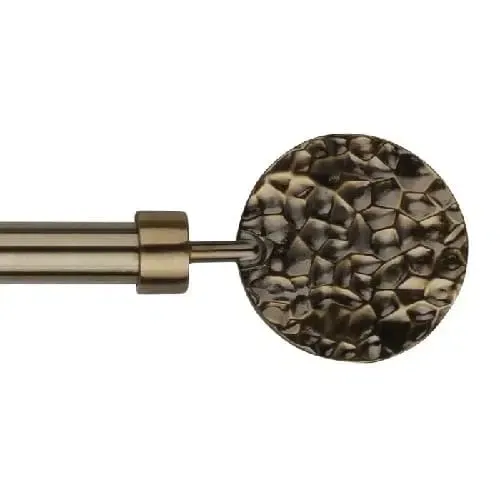 Barra cortina bronce » círculo»(163-300cm)
