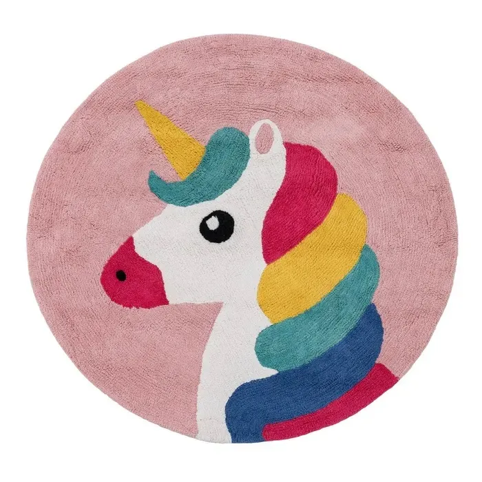 Alfombra Infantil Unicornio Multicolor (100dx1cm)