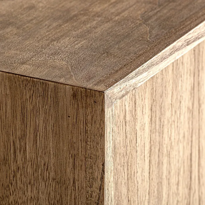 Aparador Cuatro Puertas Mindi Natural Luka, Nórdico (200x40x83 cm) - Imagen 4