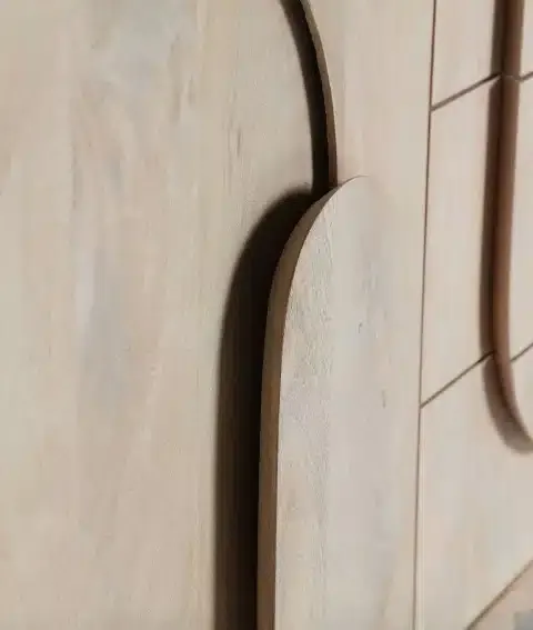 Aparador Madera de Mango Puertas Talladas Amber (180x40x74 cm) - Imagen 3