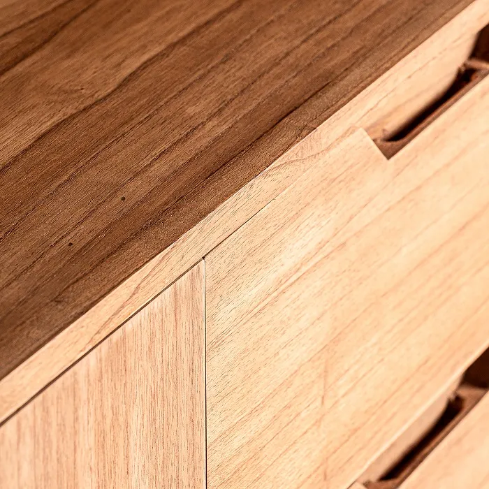 Aparador Mindi Natural Yannis, Nórdico (160x38x81 cm) - Imagen 3
