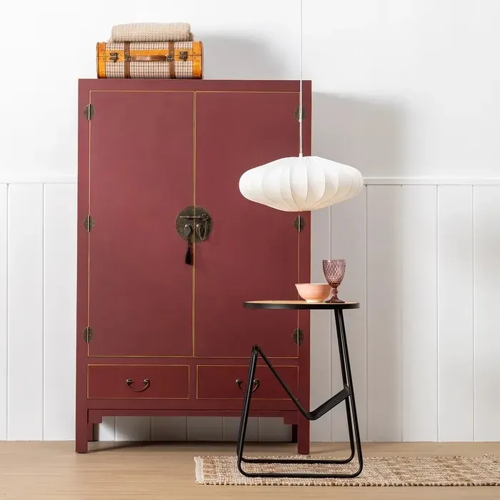 Armario Oriental Rojo Tokio (100x45x160cm) - Imagen 8