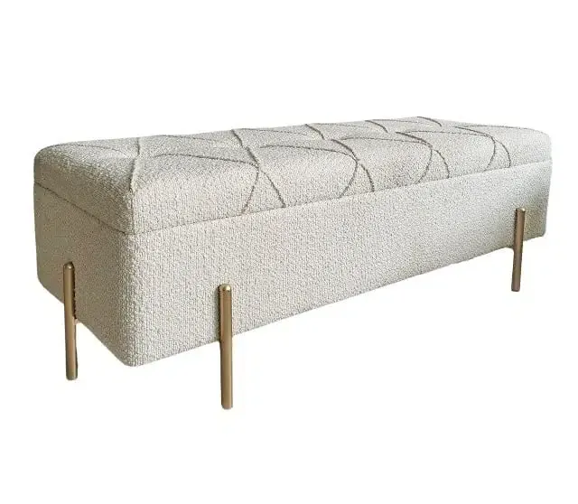 Baúl Anat Beige Rombos Enzo (120x40x42 cm)