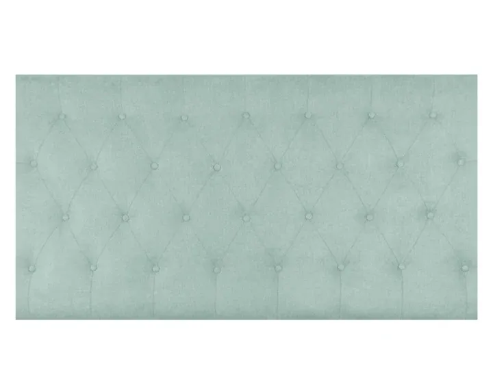 Cabecero Acolchado Capitoné Rombos Gris Dallas, Clásico (145x8x70 cm) - Imagen 4