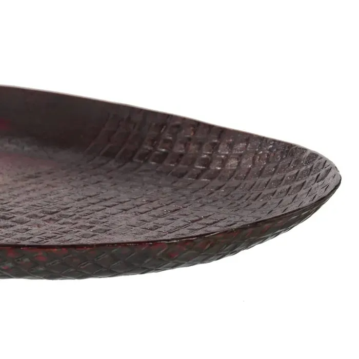 Centro Ovalado Hierro Oro Viejo Egeo ( 41x22x2cm) - Imagen 2